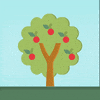 ciderzale apple tree shake harvest GIF
