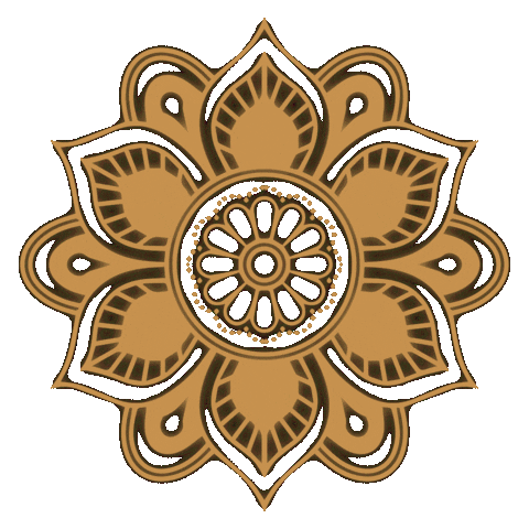 Wyldertradingco yoga brown boho zen Sticker