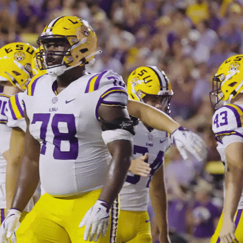 Lsu Football Specialists GIF by LSU Tigers