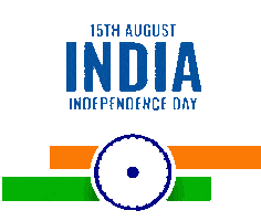 15 August Independent Day Sticker by techshida