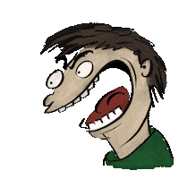 Angry Cursing Sticker