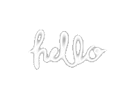yuruneon hello neon word calligraphy Sticker
