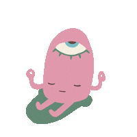 edueleno calm meditate calma meditar Sticker