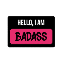 K027 girl cool hello rock Sticker