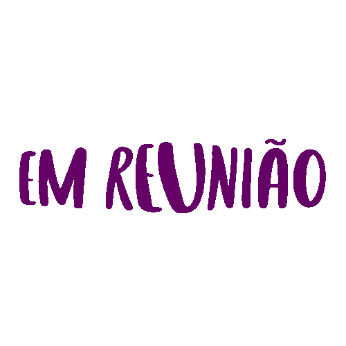Em Reunião Sticker by Flock Marketing e Eventos