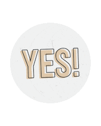 Lets Go Yes Sticker by Marcel Katz / The Art Plug