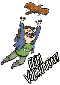 Volunteer Sticker by PLAVIB