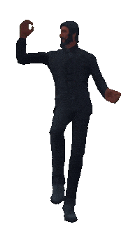 john wick dance Sticker by Leroy Patterson