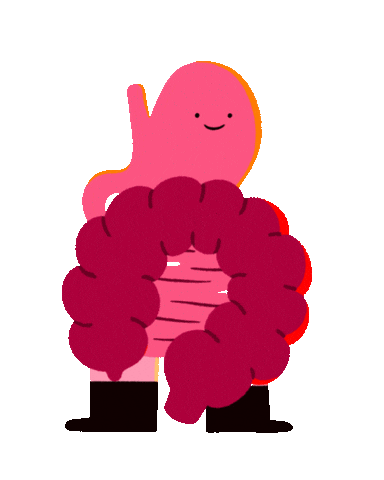 Gut Bowel Sticker by Guts Charity UK