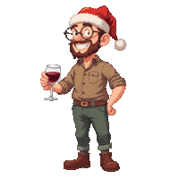 The Christmas Party Sticker