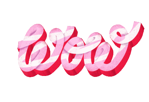 Pink Wow Sticker