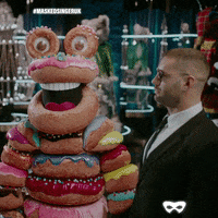 Doughnut Maskedsinger GIF by The Masked Singer UK & The Masked Dancer UK