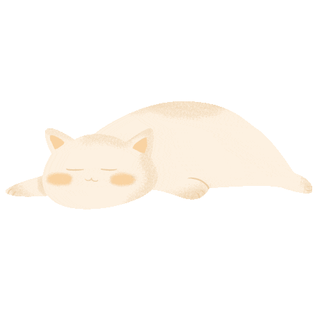 limberlyngarcia giphyupload cat tired sleep Sticker