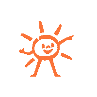 ckslniecko sun hand slniecko slnko Sticker