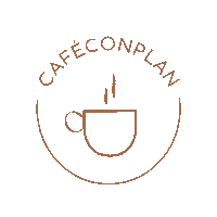 cafeconplan cafeconplan cafe con plan Sticker