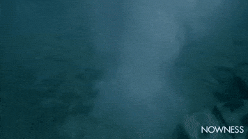 Under water