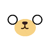 face poshbear Sticker by JAMKOO