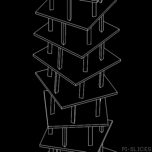 black and white twist GIF by Pi-Slices