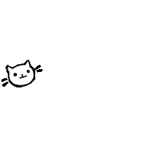 Cat Thank You Sticker