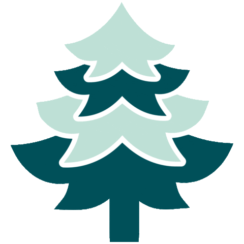 Frohe Weihnachten Baum Sticker by Bayerischer Untermain