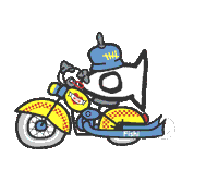 Bike Adventure Sticker by Fishi.World