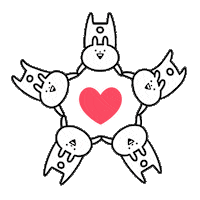 Heart Love Sticker by Minto Inc.