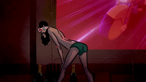 Night Out Motion GIF by The Line Animation