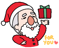 Happy Santa Claus Sticker by Ai and Aiko