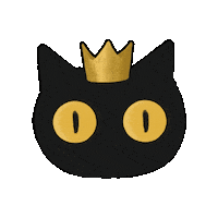 Black Cat Omg Sticker by MIMIC SHHANS