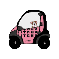 Dog Love Sticker by Litchy