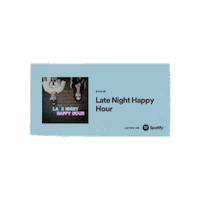 lnhhpod happyhour latenight lnhh Sticker