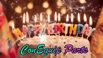 Happy Birthday Party GIF by ConEquip Parts