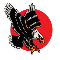 American Eagle Art Sticker
