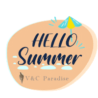 Summer Beach Sticker by V&Cparadise