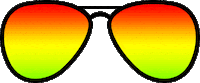 Rainbow Sun Sticker by CaseCompanyWorld