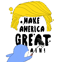 Donald Trump Crypto Sticker by Pudgy Penguins