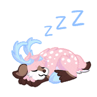 Tired Good Night Sticker