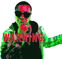 Warning Sticker by DJ CAMILO
