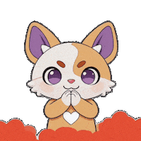 Cat Love Sticker by Debellum