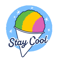 Stay Cool Ice Sticker by Saint Theresa Bilingual School
