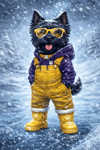 Winter Storm GIF by Terry Toto