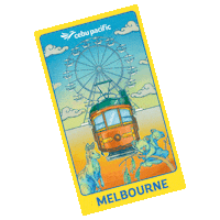 Travel Flying Sticker by Cebu Pacific Air