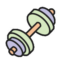 enniiaa gym dumbbell gymmotivation hantel Sticker