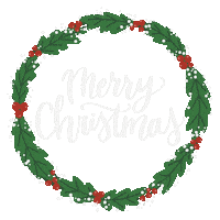 Merry Christmas Sticker by Natalie Tahhan