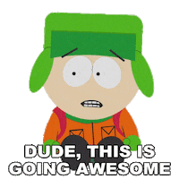 Awesome Kyle Broflovski Sticker by South Park