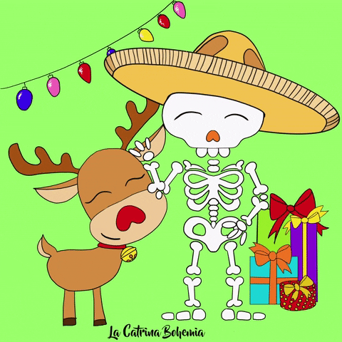 Happy Feliz Navidad GIF by La Catrina Bohemia