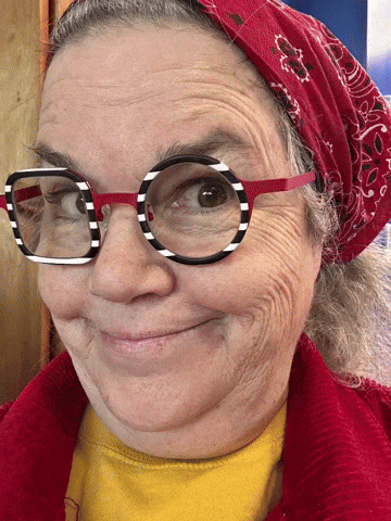 taramaginnis happy face silly face taras glasses wherelight glasses GIF