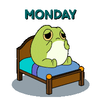 Sleepy Monday Sticker by Ordinary Frends