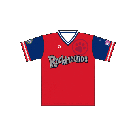 Jersey Rockhounds Sticker by Ozball