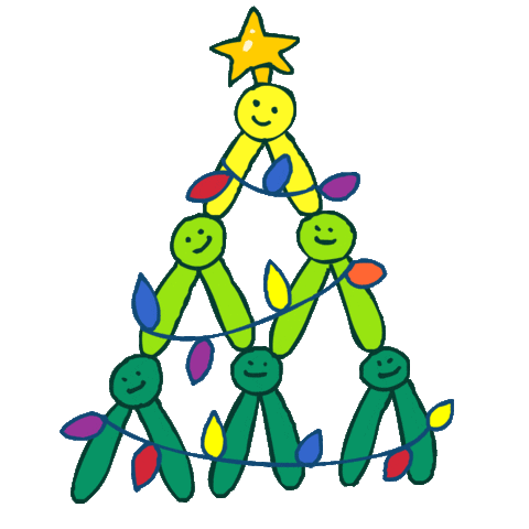 merry christmas Sticker by BuzzFeed Animation